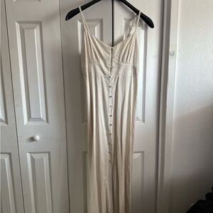 Monteau Cream Maxi Dress